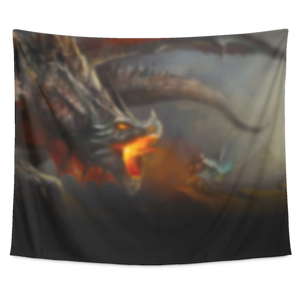 Dragon Battle Tapestry