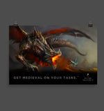 Dragon Battle Poster - Get Medieval...