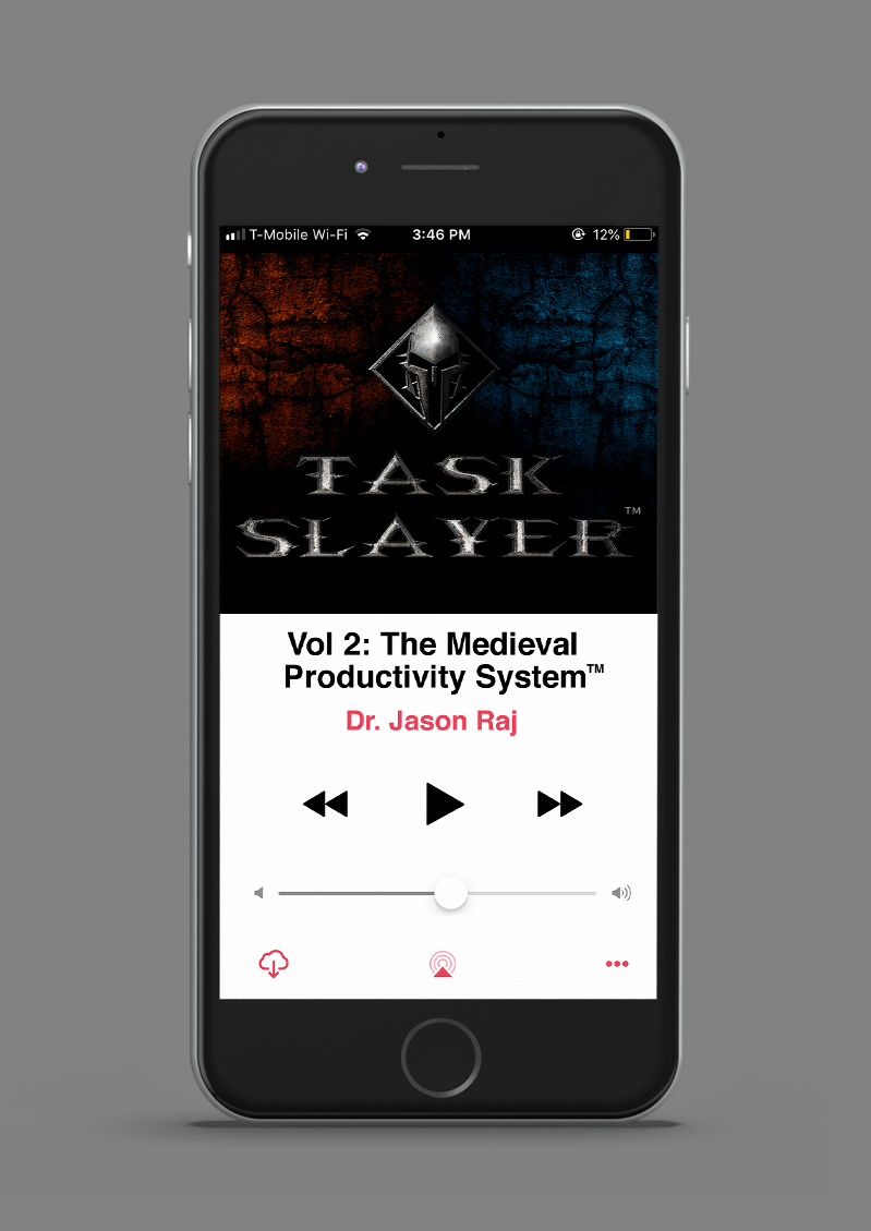 Task Slayer™ - Vol 2:  The Medieval Productivity System. ™  (AUDIO DOWNLOAD)