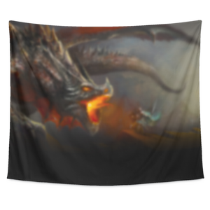 Dragon Battle Tapestry